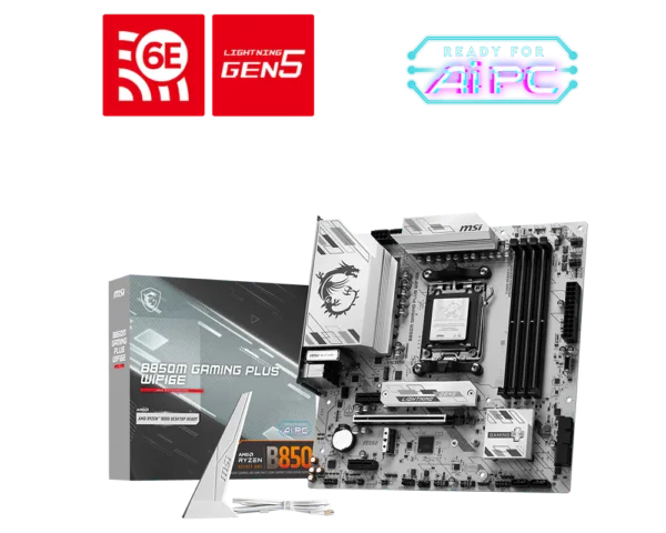 MSI B850M GAMING PLUS (WIFI6E) DDR5 MOTHERBOARD (3 YEARS WARRANTY)