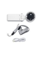 Portable Folding Rechargeable Mini Fan with Digital Display - Image 3