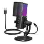 UGREEN CM581 Noise Cancelling RGB USB Desktop Microphone | 96kHz/24-bit Condenser Mic