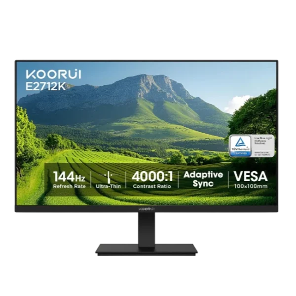 KOORUI 27” 144Hz FHD Gaming Monitor